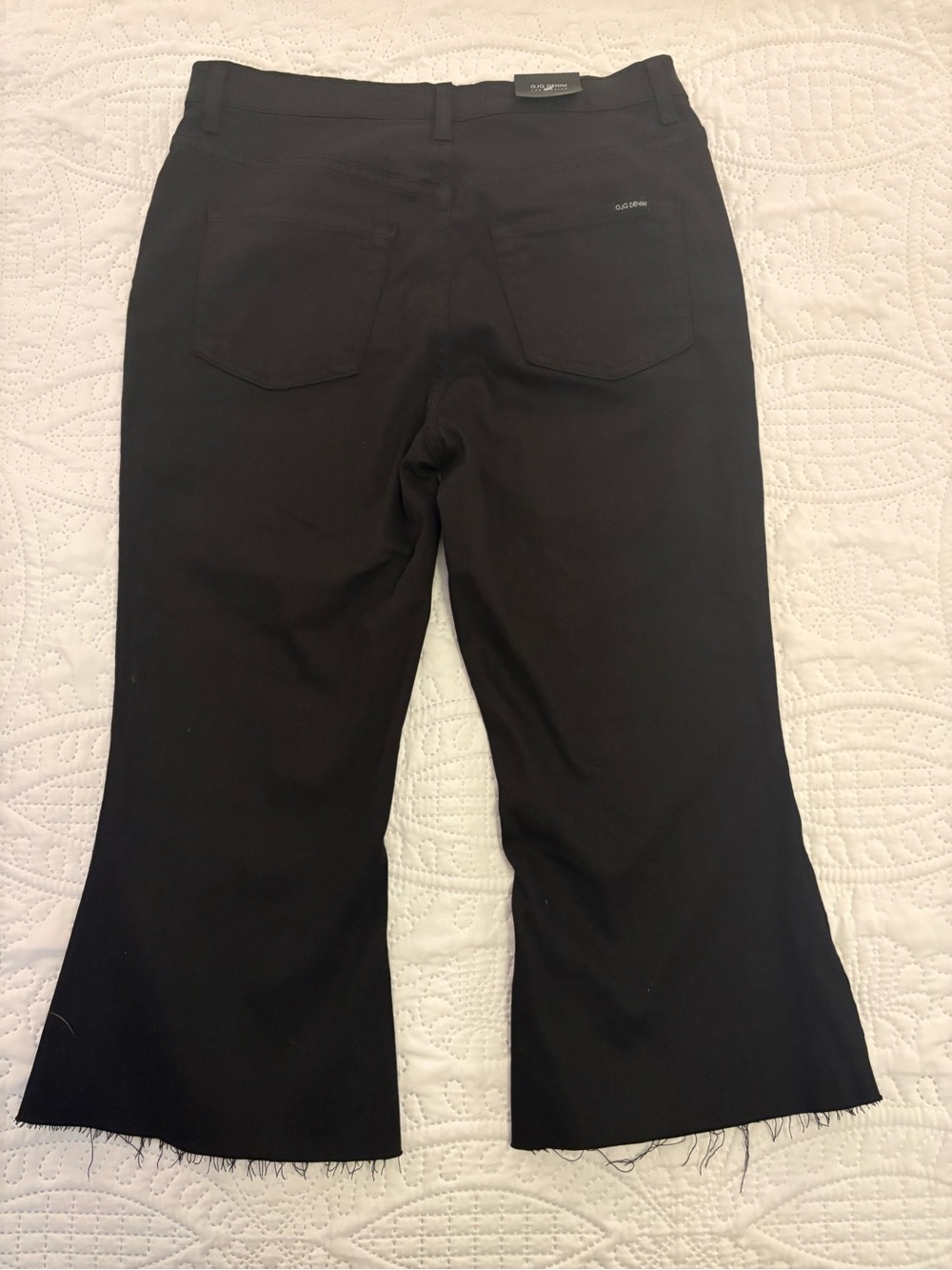 GJG Denim Y2K Cow Print Jorts Size 11 Super Stretch Western Festival Made USA - Picture 11 of 12